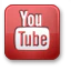 official logo image of youtube on a button